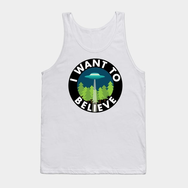 I Want To Believe Tank Top by pastilez